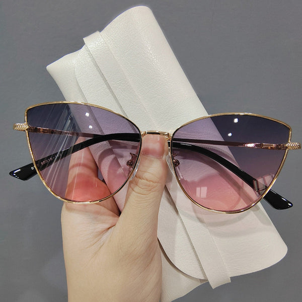 Small Frame Cat Eye Sunglasses