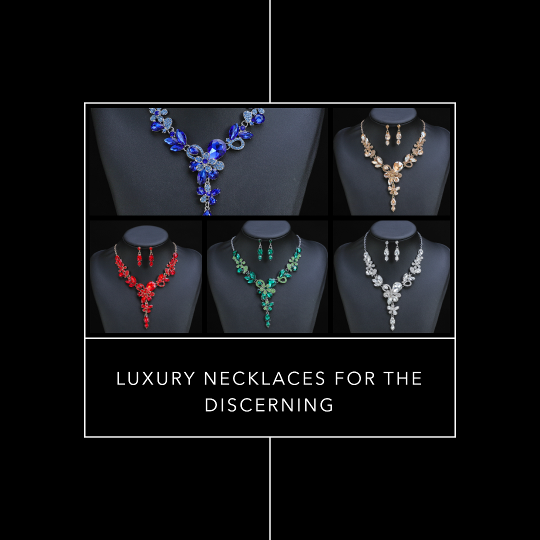 Luxury Diamante Necklace Set