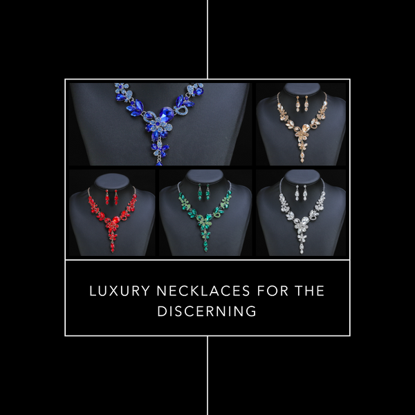 Luxury Diamante Necklace Set