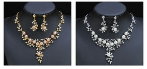 Luxury Pearl Necklace Set