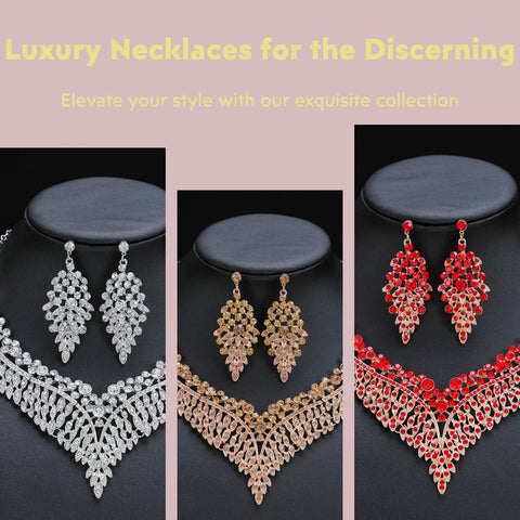 Luxury Diamond Necklace Set