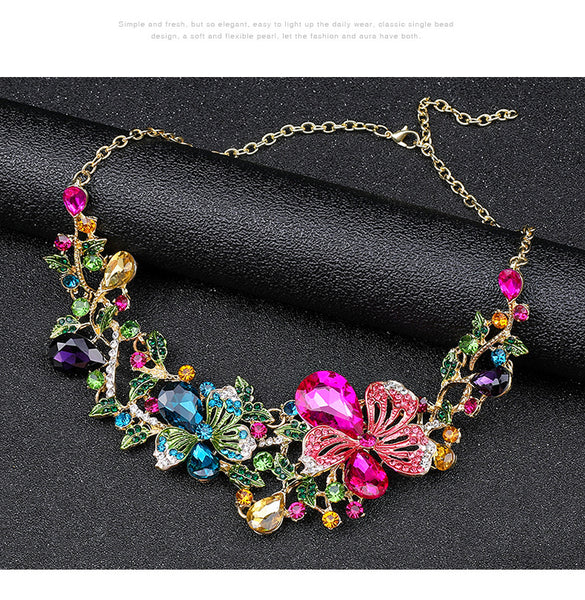Luxury Diamond Necklace Set