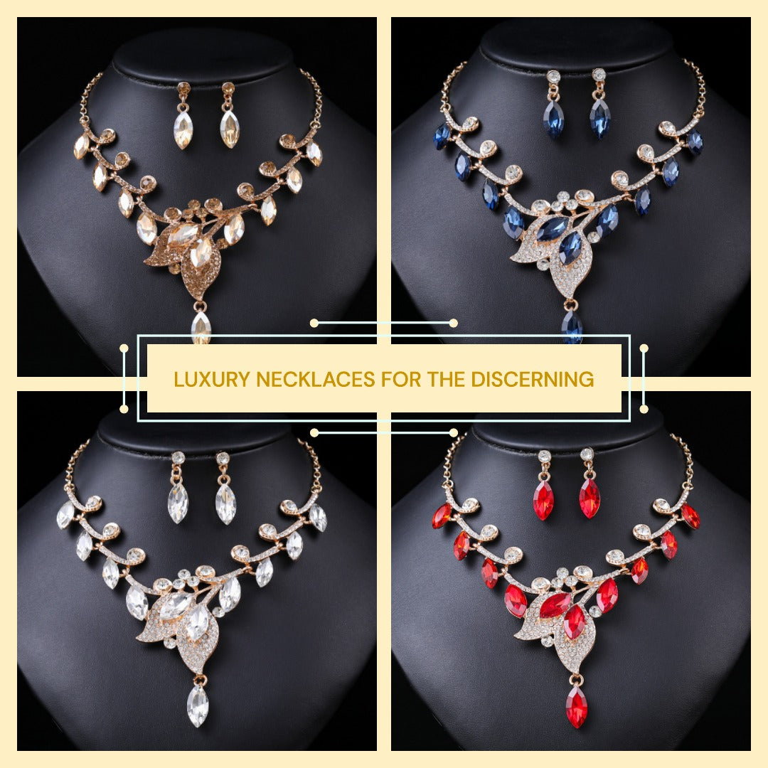 Luxury Diamond Necklace Set