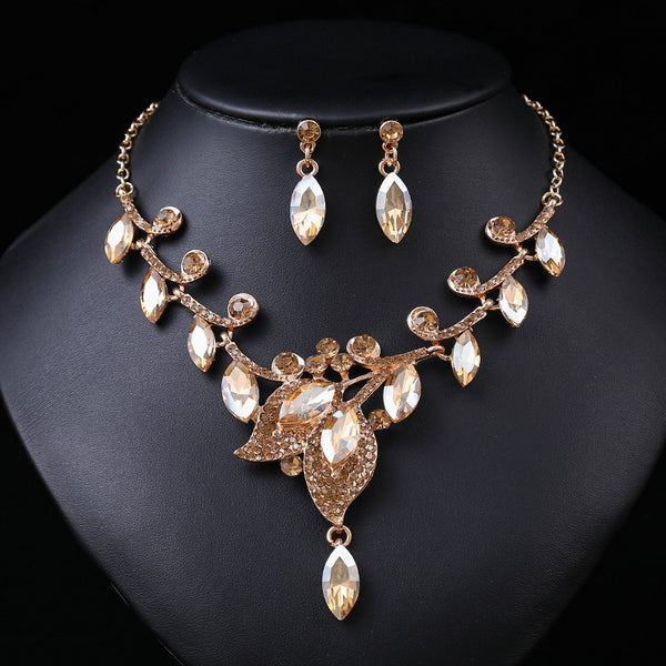 Luxury Diamond Necklace Set