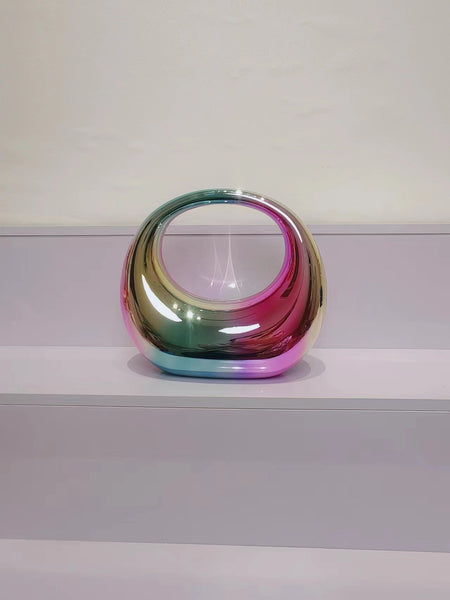 Acrylic Crescent Clip Clutch