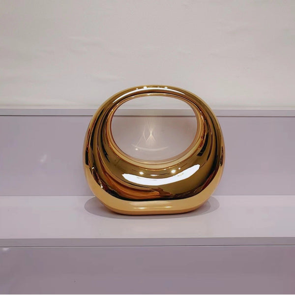 Acrylic Crescent Clip Clutch