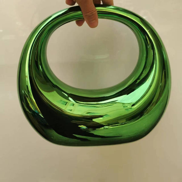 Acrylic Crescent Clip Clutch