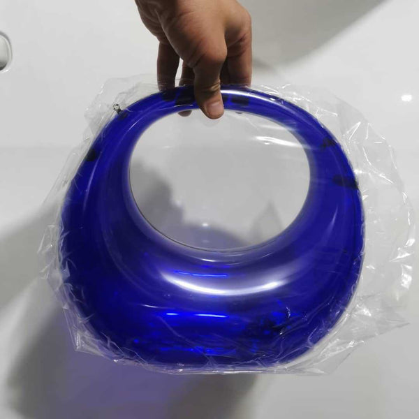 Acrylic Crescent Clip Clutch