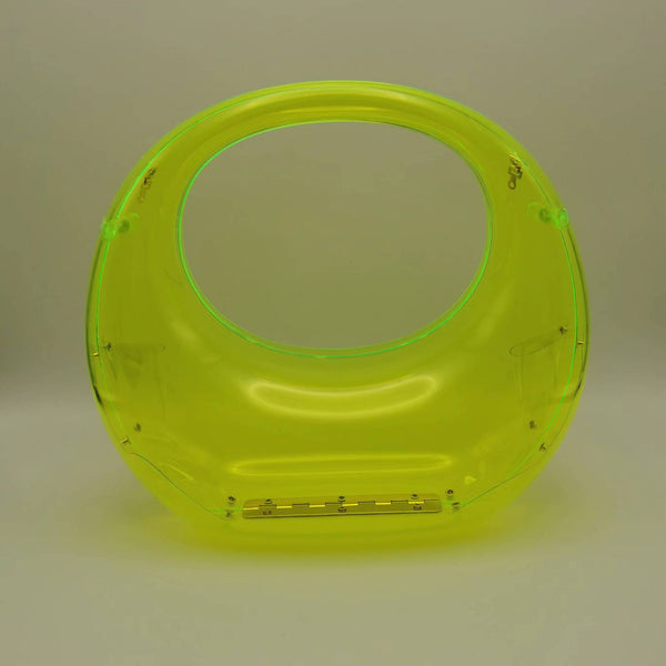Acrylic Crescent Clip Clutch