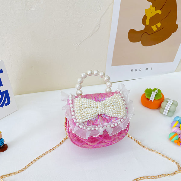 Pearl Bow Cute Sidebag