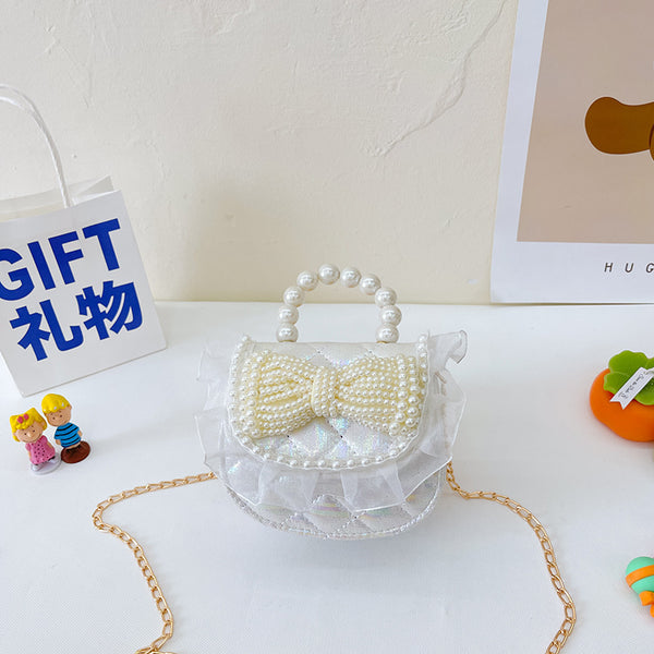 Pearl Bow Cute Sidebag
