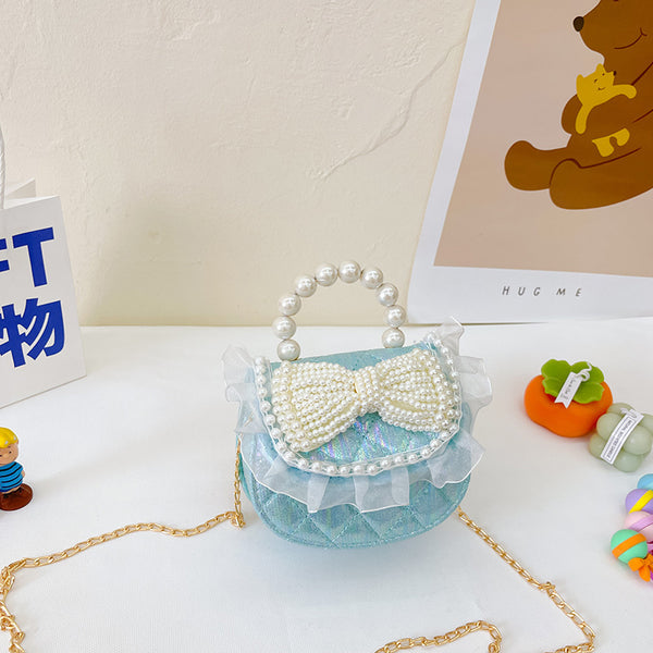 Pearl Bow Cute Sidebag