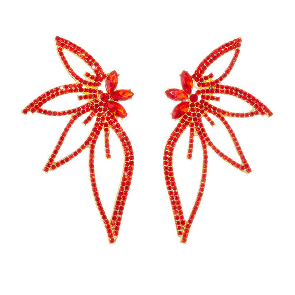 Large Butterfly Diamond Earrings