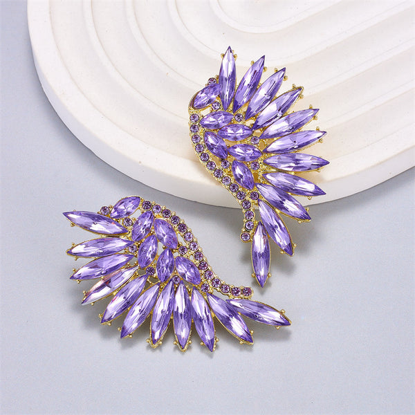 Diamond Wings Earrings