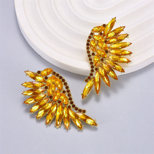 Diamond Wings Earrings