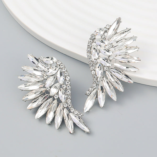 Diamond Wings Earrings