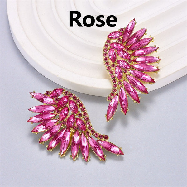 Diamond Wings Earrings