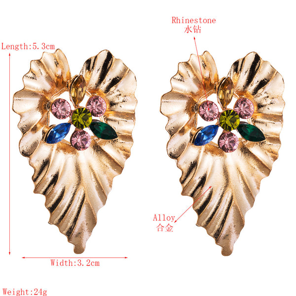 Large Heart Shaped Earrings
