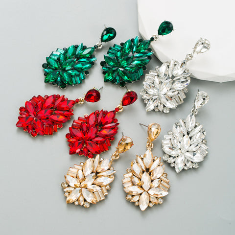 Diamond Encrusted High End Earrings