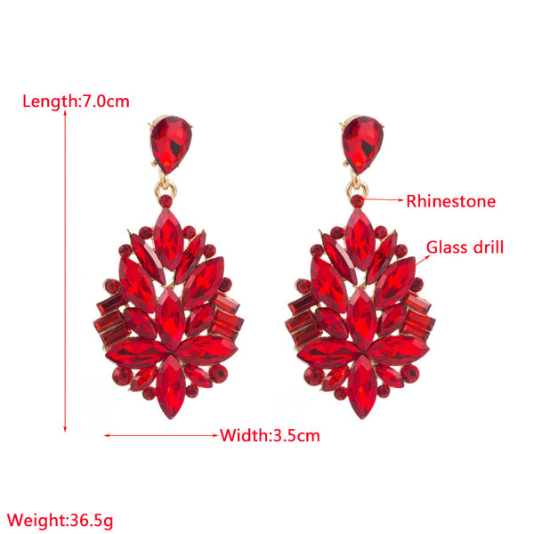 Diamond Encrusted High End Earrings