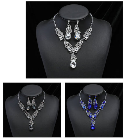Formal Necklace and Earrings Set