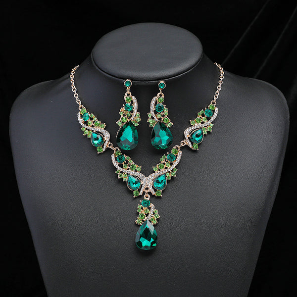 Formal Necklace and Earrings Set