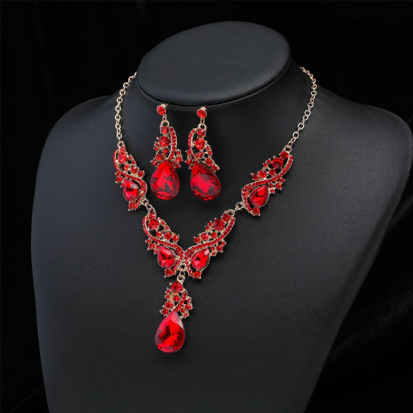 Formal Necklace and Earrings Set
