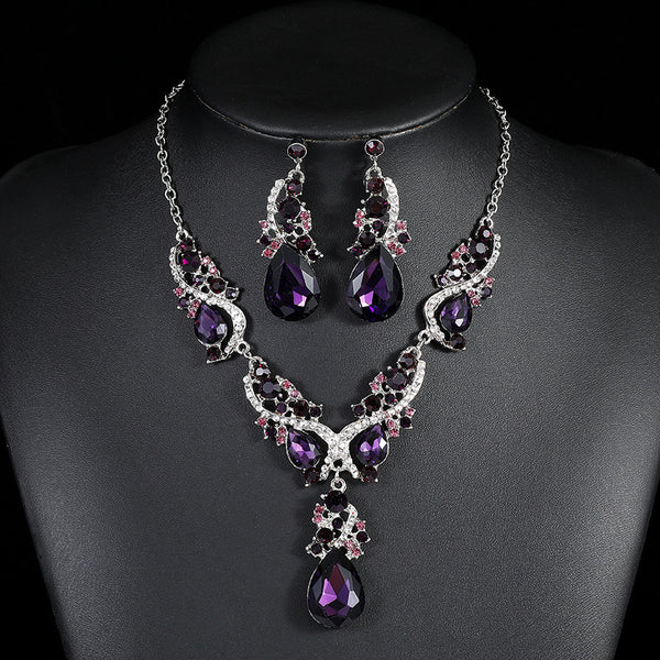 Formal Necklace and Earrings Set