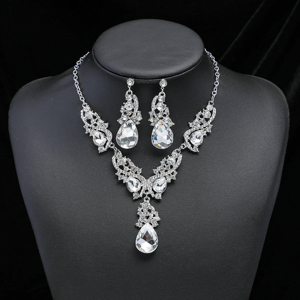 Formal Necklace and Earrings Set