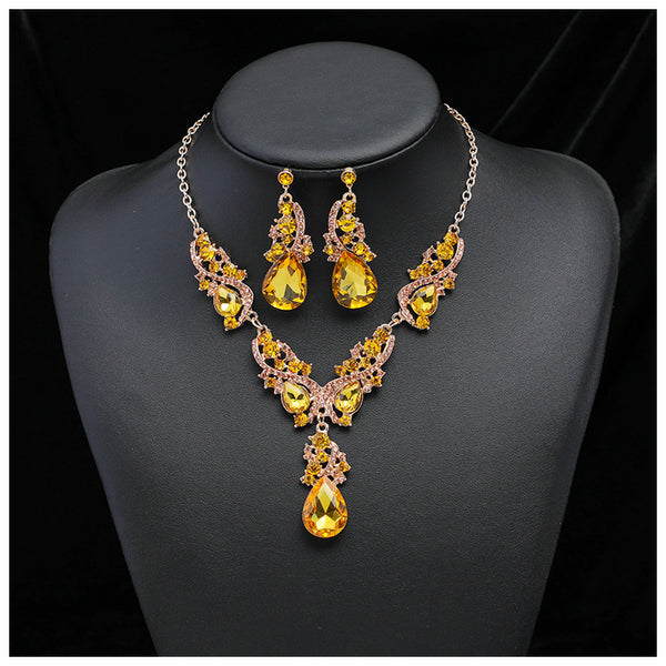 Formal Necklace and Earrings Set