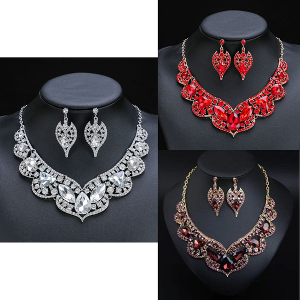 Bridal Neacklace Earrings Set
