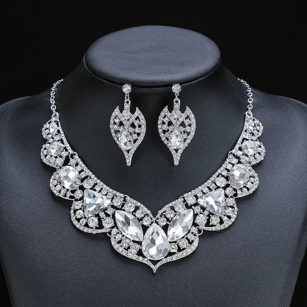 Bridal Neacklace Earrings Set