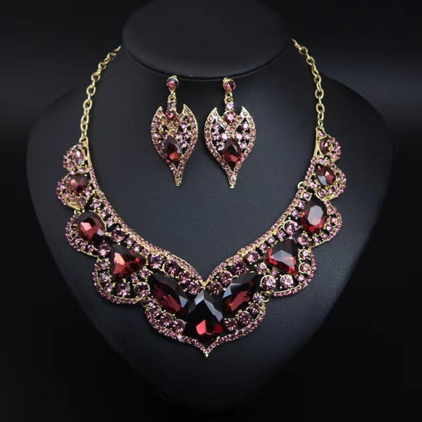 Bridal Neacklace Earrings Set