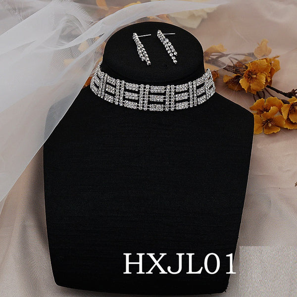 Diamond Chocker Necklace Set
