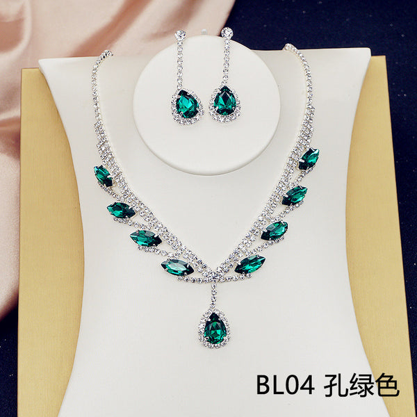 High End Diamante Necklace Set