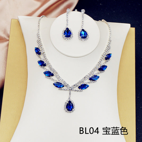 High End Diamante Necklace Set