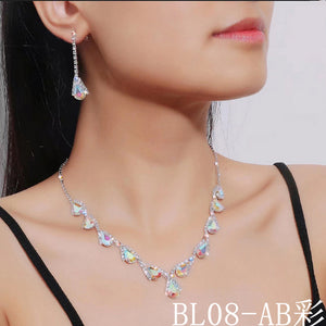 Luxury Diamante Evening Necklace Set