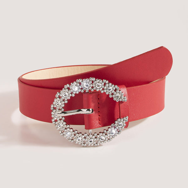 C Diamond Buckle Belt