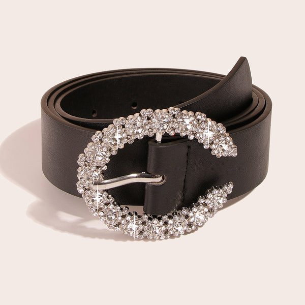 C Diamond Buckle Belt