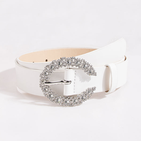 C Diamond Buckle Belt