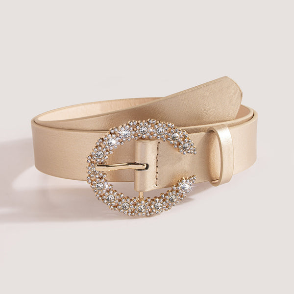 C Diamond Buckle Belt