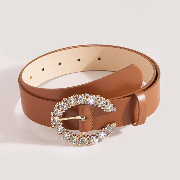 C Diamond Buckle Belt