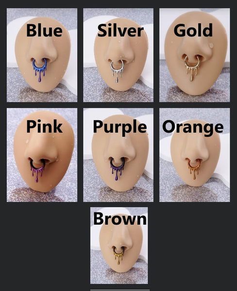 Stainless Steel Dripping Ring Piercing