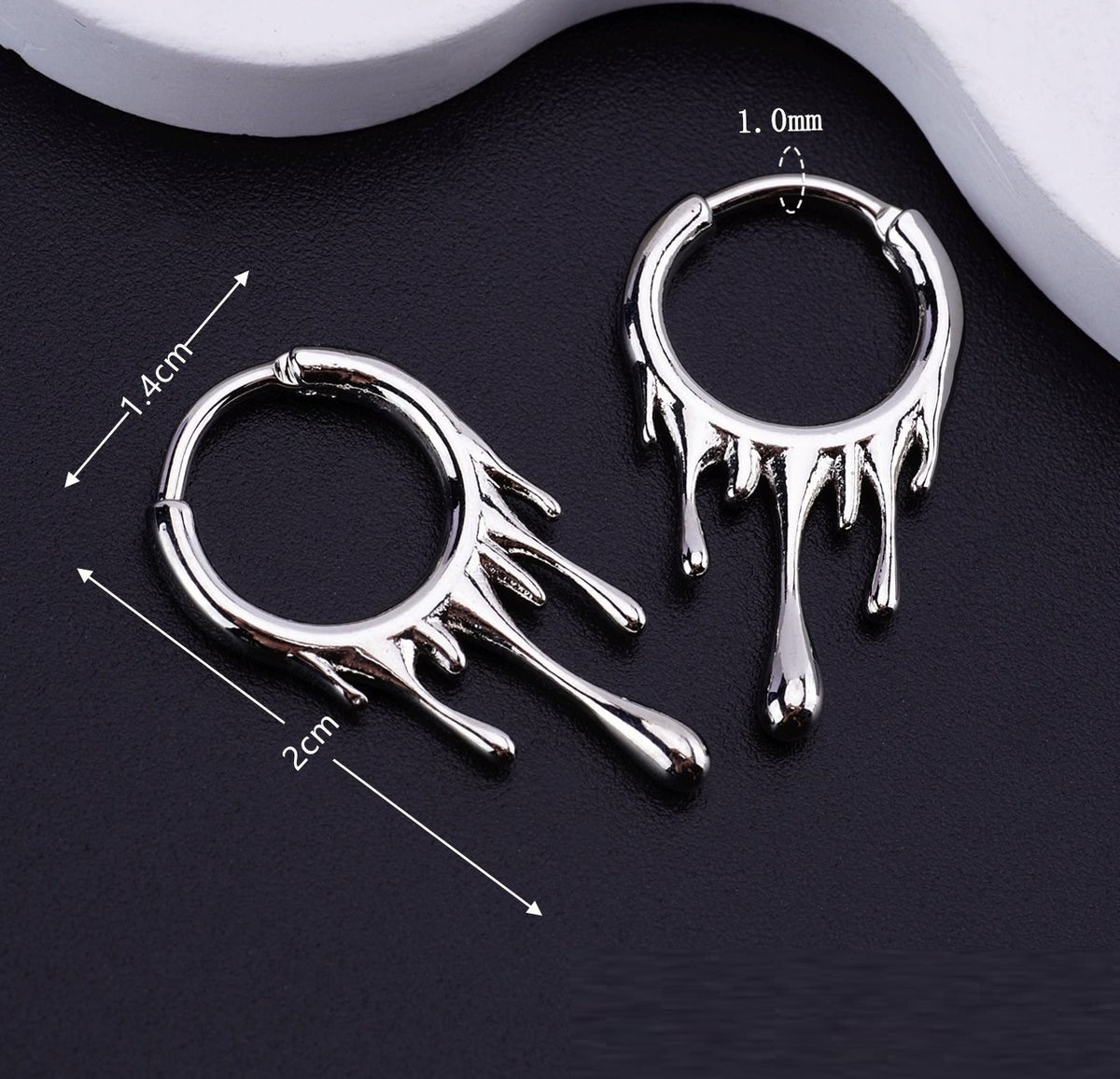 Stainless Steel Dripping Ring Piercing – SaSaCoTnT