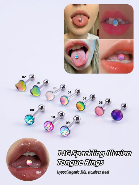 Hypoallergenic tongue rings sale