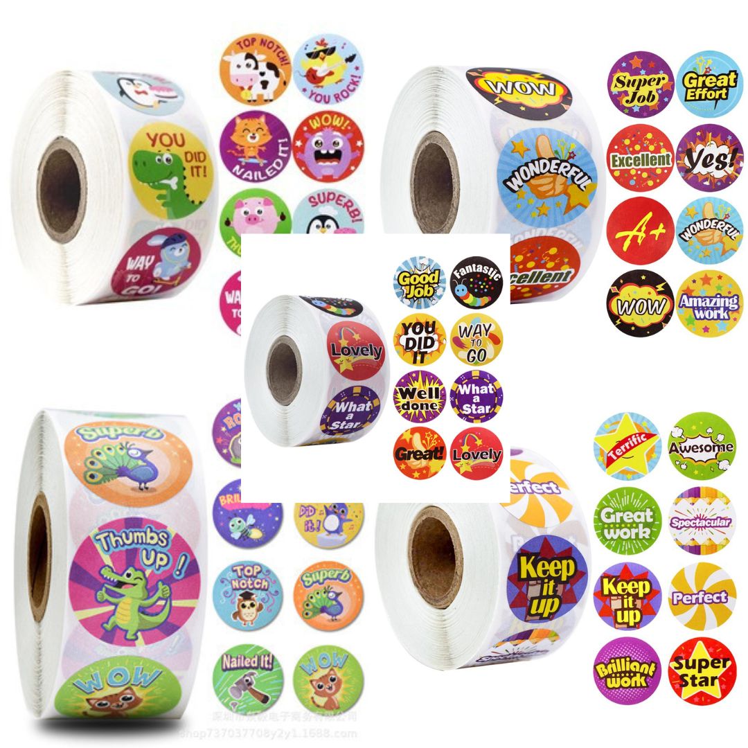 Children Reward Incentive Sticker Labels – SaSaCoTnT