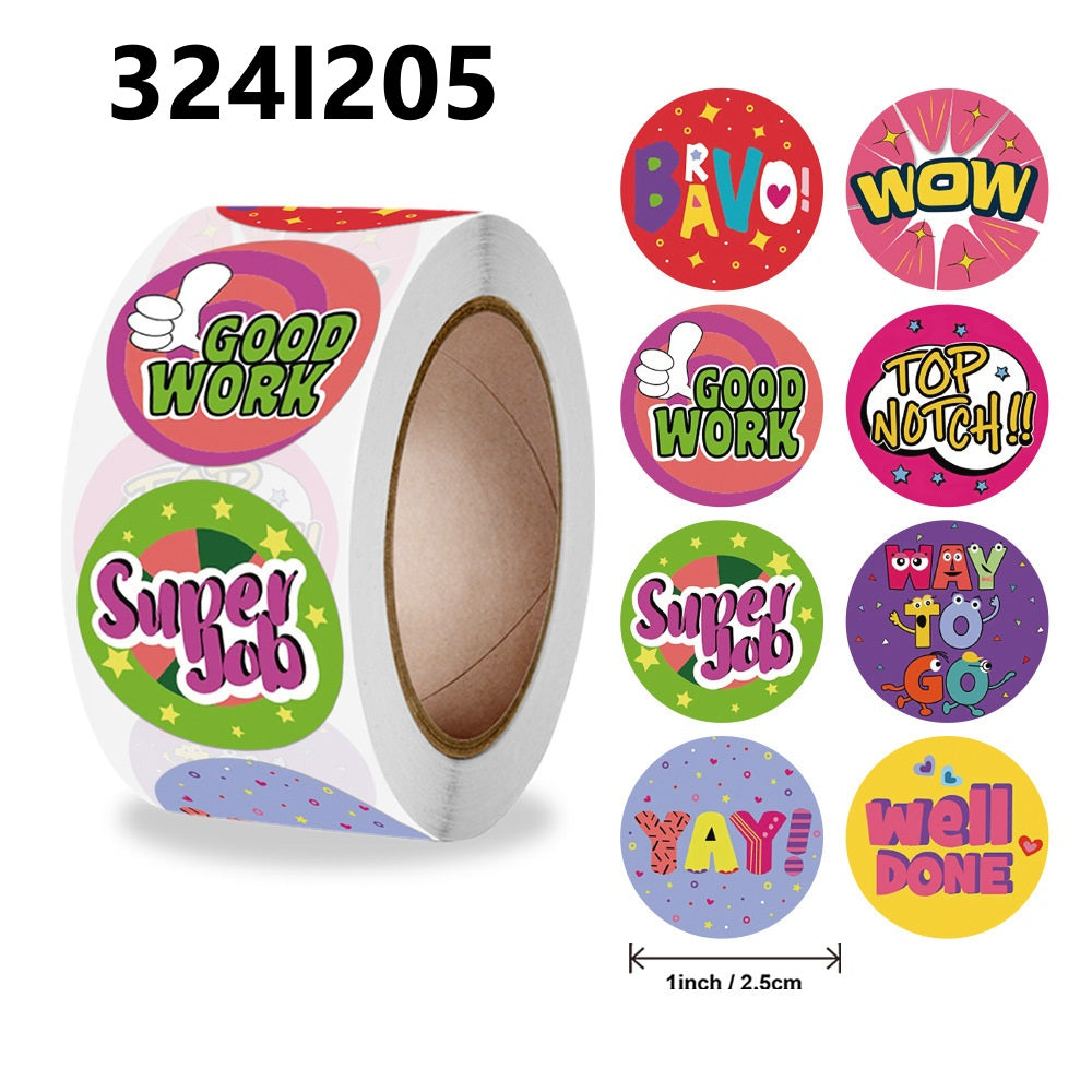 Children Reward Incentive Sticker Labels – SaSaCoTnT