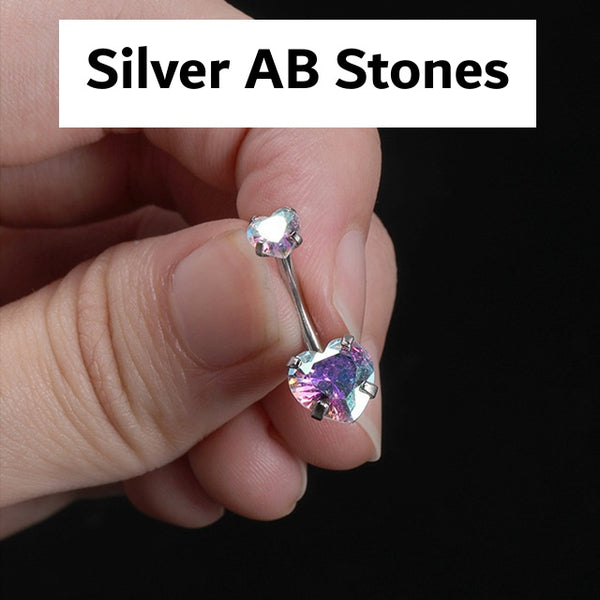 Heart Shaped Navel Ring