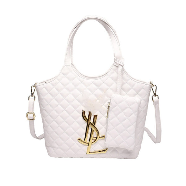 YL Large Quilted Shoulder Bag