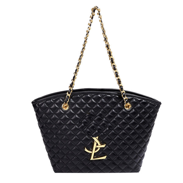 YL Large Quilted Tote Bag